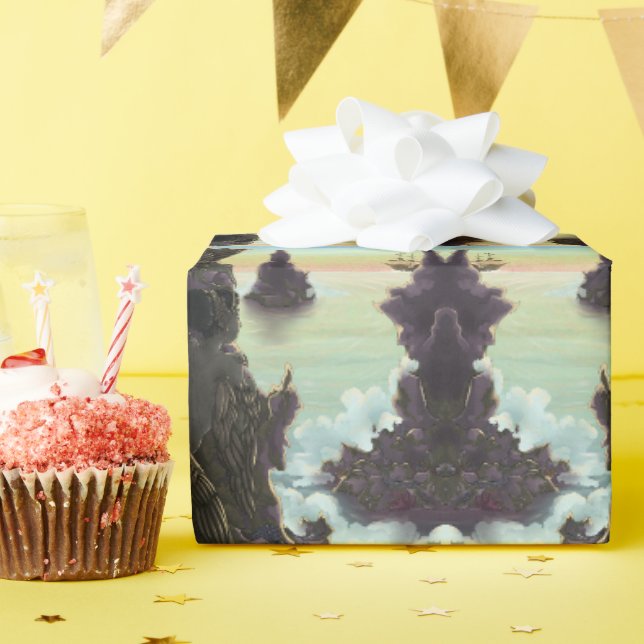 Papier Cadeau Pierres Siren (Fête d'anniversaire)