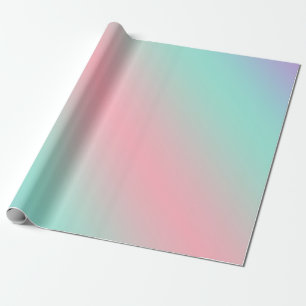 Papier Cadeau Pilat de rêve pastel rose menthe violet