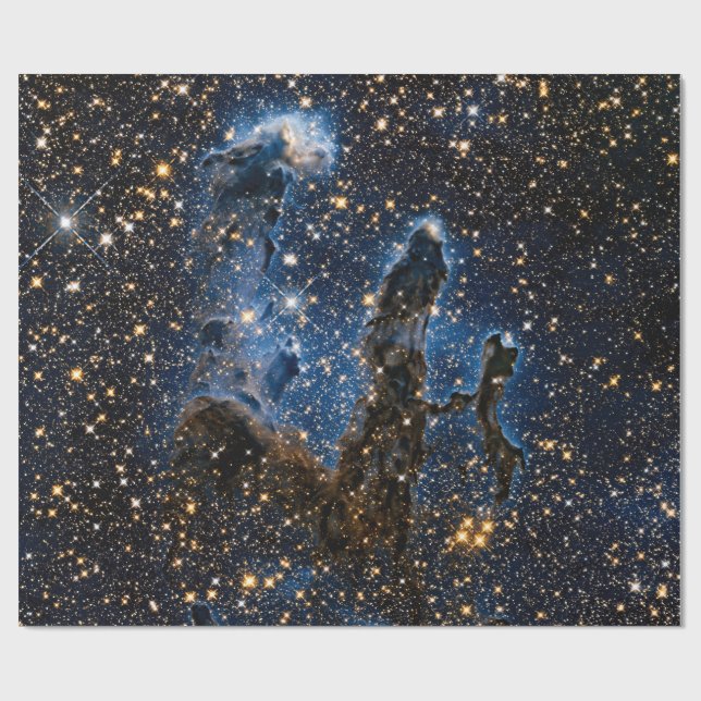 Papier Cadeau Piliers De Création Aigle Nebula Près Infrarouge (Plat)