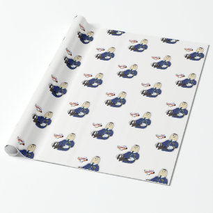 Papier Cadeau Pilote de papier d'emballage