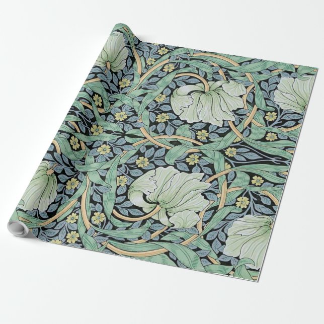 Papier Cadeau Pimpernel, William Morris (Déroulé)