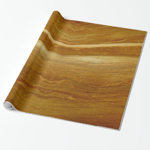 Papier Cadeau Pine Wood II Faux Texture en bois