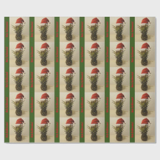 Papier Cadeau Pineappy Père Noël Hawaiian Mele Kalikima Cadeau