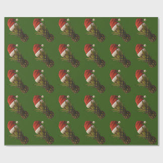 Papier Cadeau Pineappy Père Noël Hawaiian Mele Kalikima Cadeau