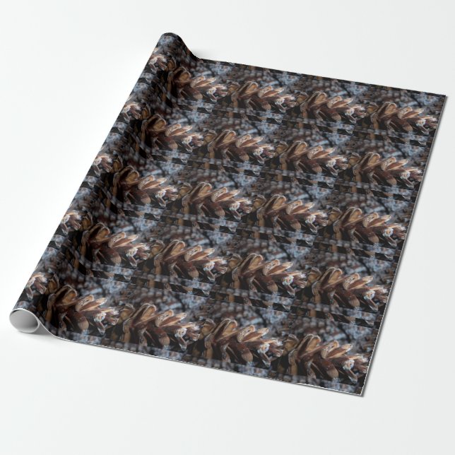 Papier Cadeau Pinecones (Déroulé)
