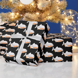 Papier Cadeau Piranha Poisson