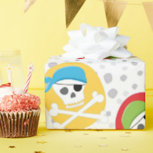 Papier Cadeau Pirate amusant papier d'emballage motif à thème