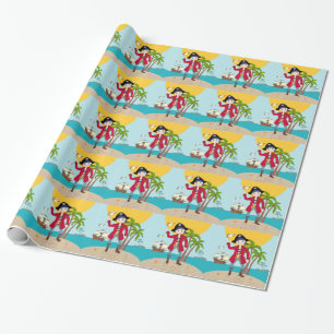 Papier Cadeau Pirate kid birthday