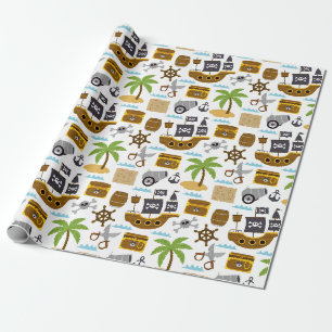Papier Cadeau Pirate pour enfants 