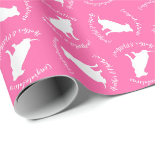 Papier Cadeau Pit Bull Dog Baby shower Pitbull non sexiste