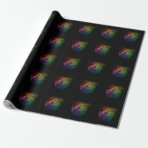 Papier Cadeau Pitbull regarda Dans Leurs Yeux Assez Longs Chiens