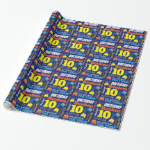 Pixel gaming alien 10e anniversaire brillant coutu