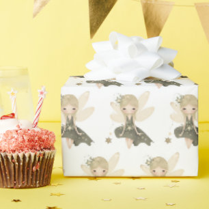 Papier Cadeau Pixie Fairy Girl With Stars