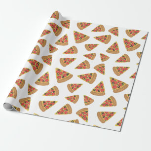 Papier Cadeau Pizza Party Pepperoni