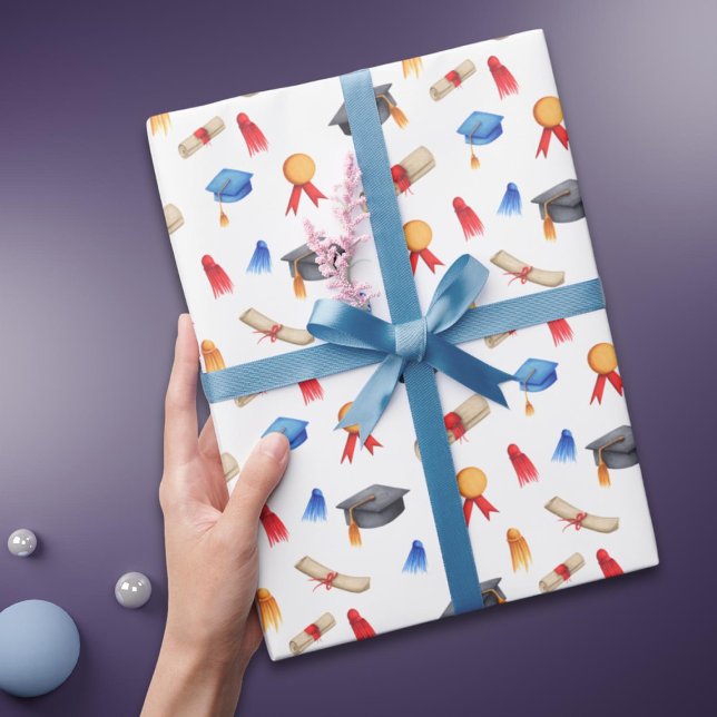 Papier Cadeau Plafonds de diplômes (Créateur téléchargé)
