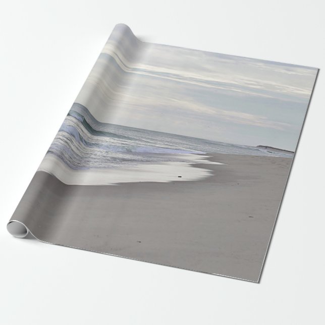 Papier Cadeau Plage d'océan (Déroulé)