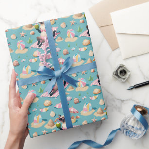 Papier Cadeau Plage pour les amoureux de chats siamois