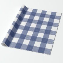 Plaid de Buffalo dans le bleu marine