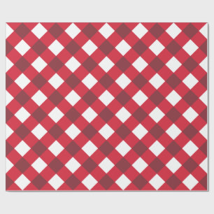 Papier Cadeau Plantation de buffles rouges et blancs