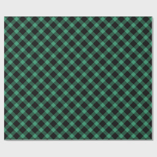 Papier Cadeau Plantation de buffles verts et noirs
