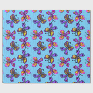 Papier Cadeau Playful Butterflies