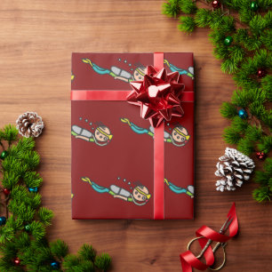 Papier Cadeau Plongée en scaphandre