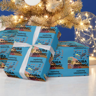 Papier Cadeau Plongeur