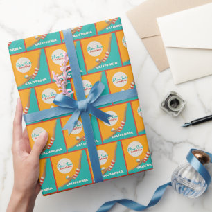 Papier Cadeau Plongez Dans Le Soleil   Californie
