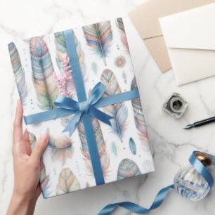 Papier Cadeau Plume Fantastique