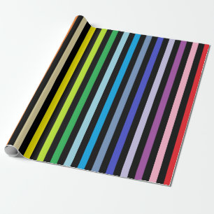 Papier Cadeau Plus large arc-en-ciel vertical de spectre et