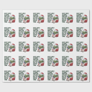 Papier Cadeau Plus susceptible de boire du Matcha et de regarder