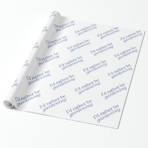 Papier Cadeau Plutôt Jardiner