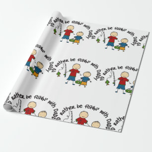 Papier Cadeau Plutôt la pêche