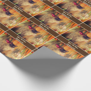 Papier Cadeau Poing de chats siamois personnalisé