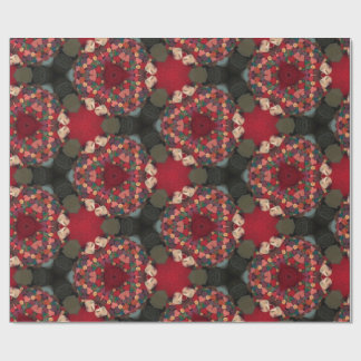 Papier Cadeau Poinsettia Trifectata Abstract Design Ii 