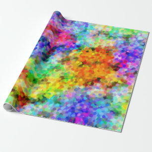 Papier Cadeau Pointillism Chakra