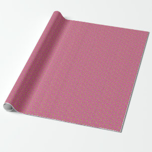 Papier Cadeau Points blancs creux rose