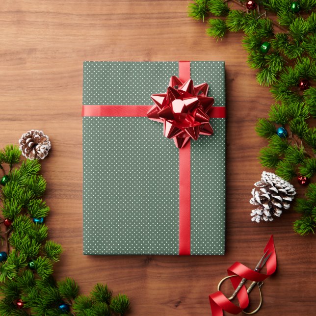 Papier Cadeau Points de couleurs d'hiver 4 Papier d'enveloppemen (Cadeau de vacances)