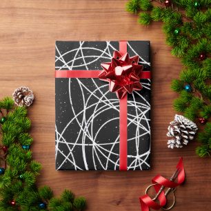 Papier Cadeau Points de scintillement Abstraits aléatoires
