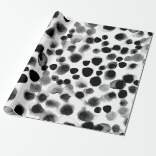 Papier Cadeau Pois d'aquarelle Abstraits motif sans soudure