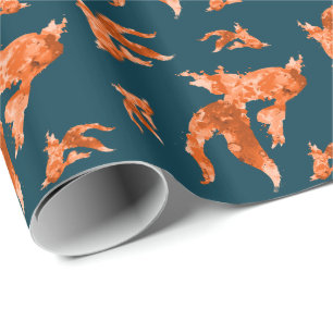Papier Cadeau poisson doré