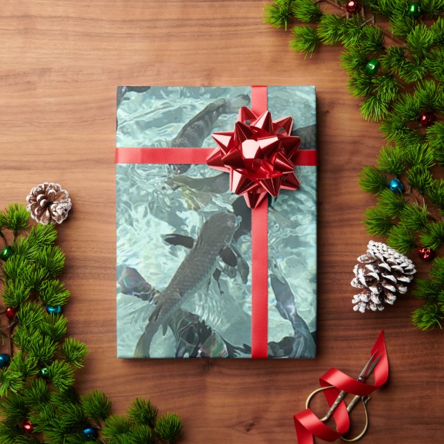 Papier Cadeau Poisson tropical (Cadeau de vacances)