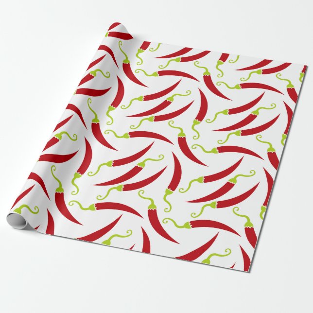 Papier Cadeau Poivre rouge (Déroulé)