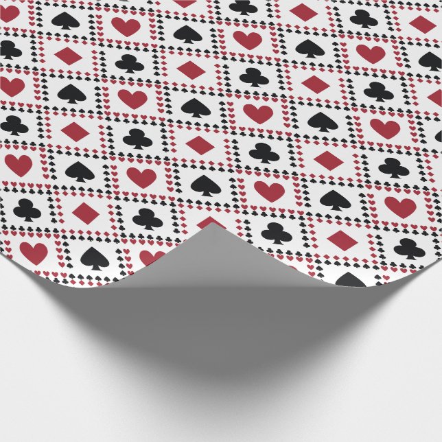 Papier Cadeau Poker Card Theme Wrapping Paper (Coin)