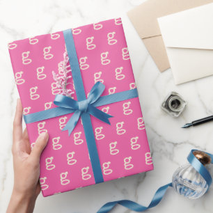 Papier Cadeau Police de la machine à écrire rétro de premier mon