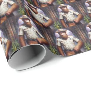 Papier Cadeau Policier de Bigfoot