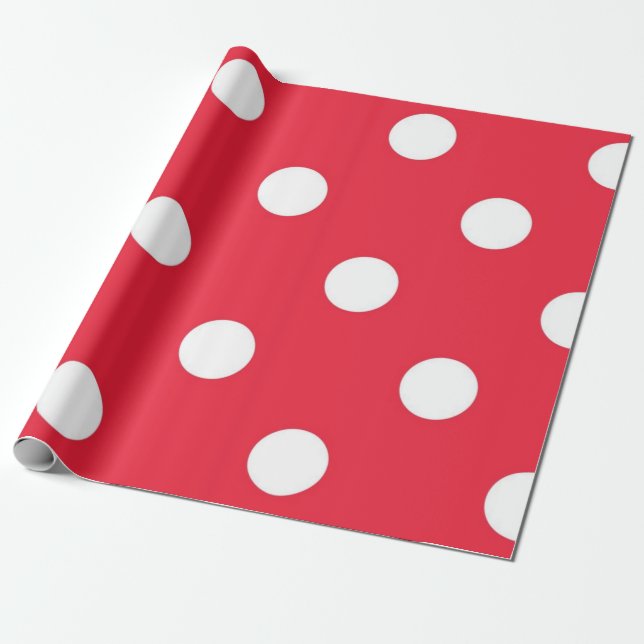 Papier Cadeau Polka dot (Déroulé)