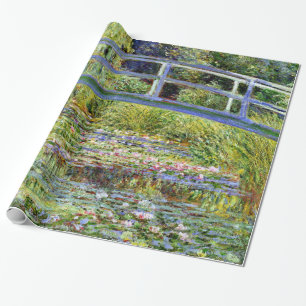Papier Cadeau Pont japonais de Monet fin & Etang Lily