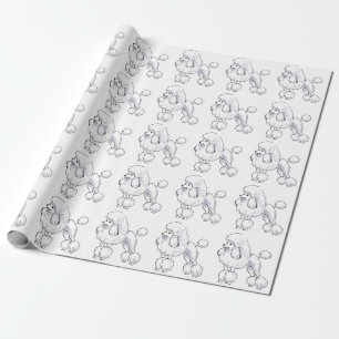 Papier Cadeau Poodle