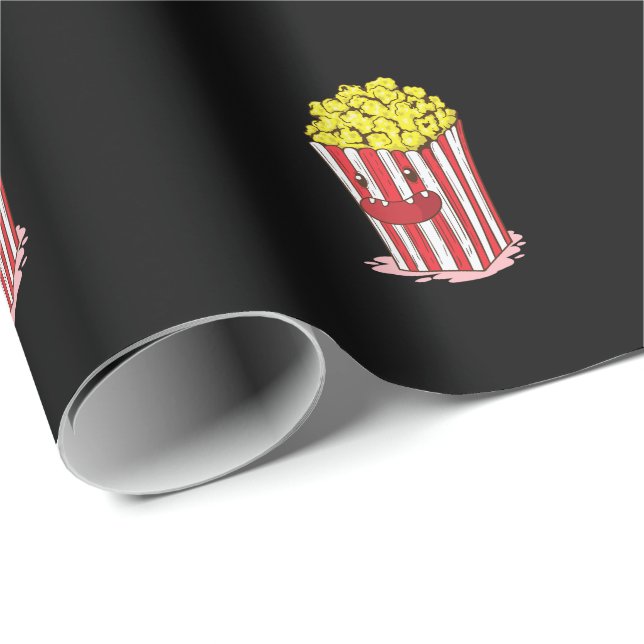 Papier Cadeau Pop-corn (Coin rond)